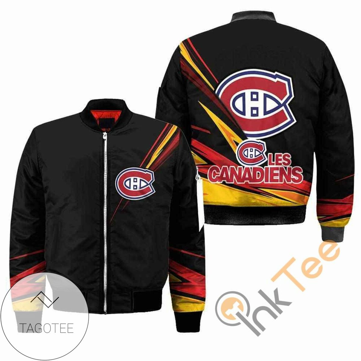 MontrÃ©al Canadiens NHL Black Apparel Best Christmas Gift For Fans Bomber Jacket