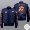 Navy Washington Football Team 3d Bomber Jacket
