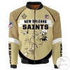 New Orleans Saints 3d Bomber Jacket Graphic Running