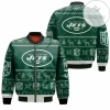 New York Jets Ugly Sweatshirt Christmas 3D Bomber Jacket