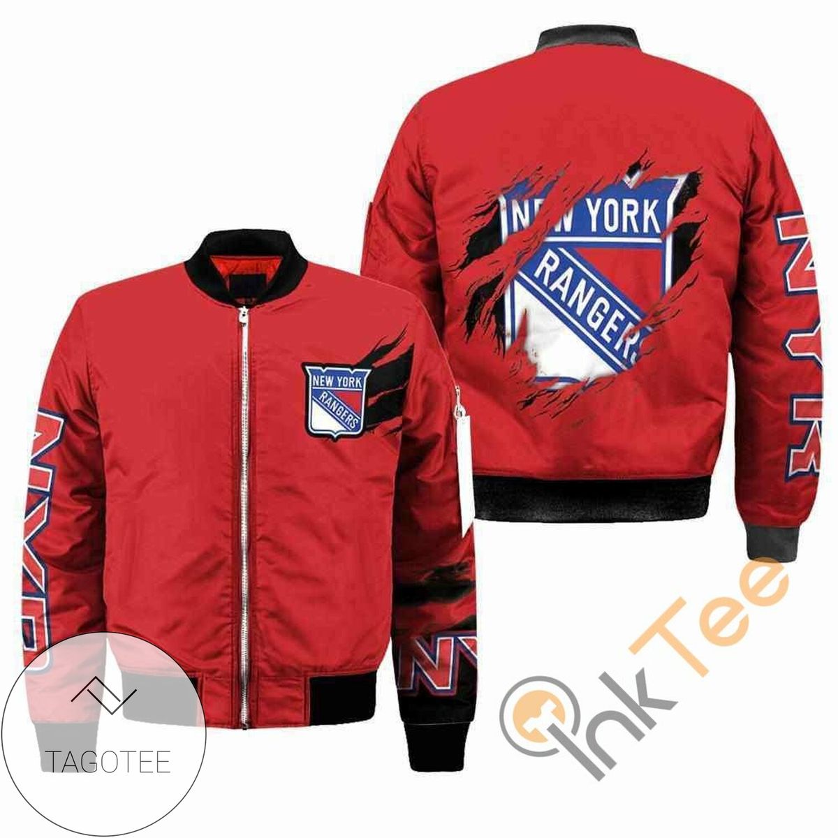 New York Rangers NHL Apparel Best Christmas Gift For Fans Bomber Jacket