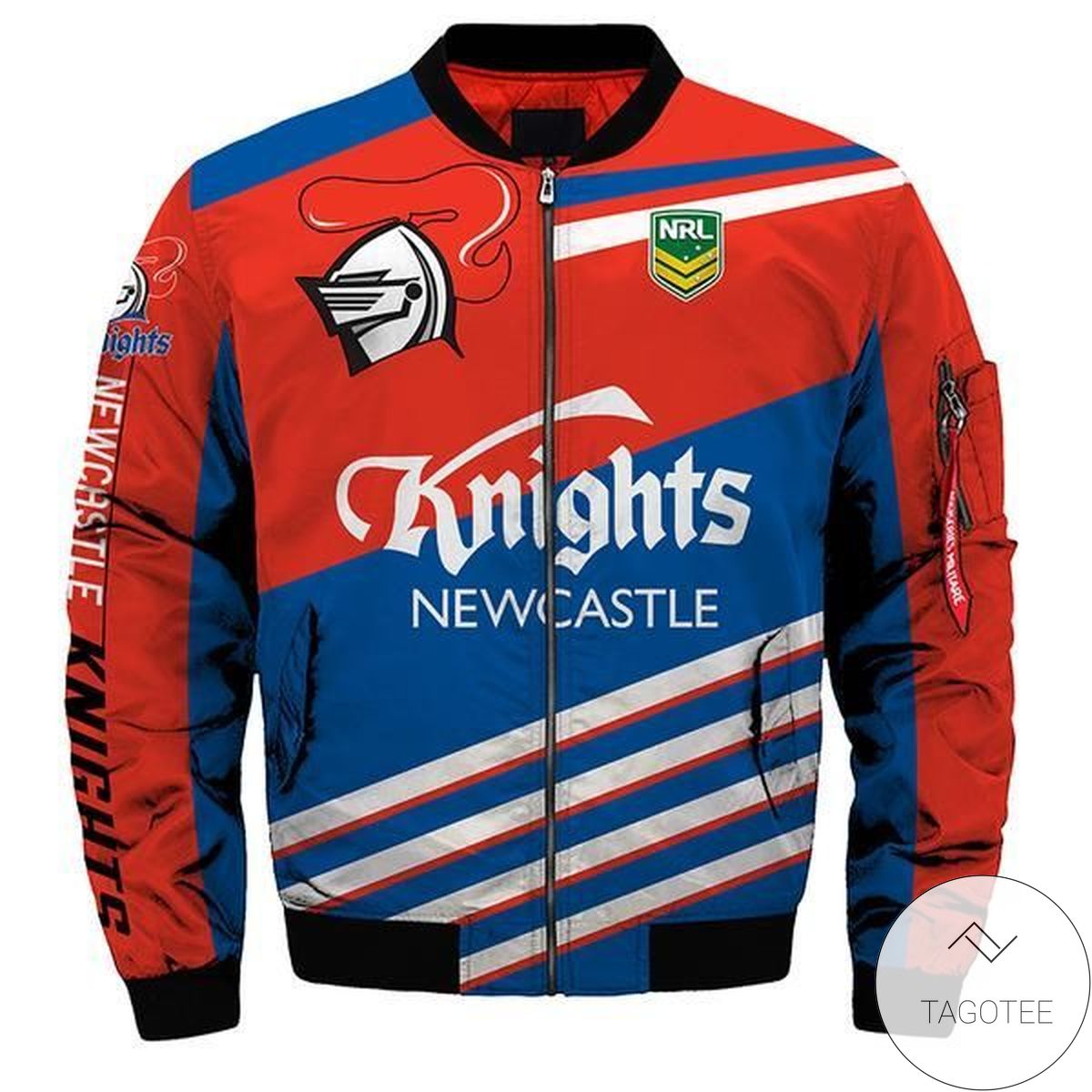 Newcastle Knights Professional Rugby Team 3d Printed Unisex Bomber Jacket