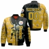 Nfl Jerome Bettis Pittsburgh Steelers Player No 36 Personalized Bomber Jacket