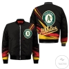 Oakland Athletics Black 3d Printed Unisex Bomber Jacket