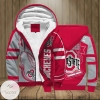 Ohio State Buckeyes Football 3d Printed Unisex Fleece Zipper Jacket