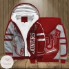 Oklahoma Sooners College Football Team 3d Printed Unisex Fleece Zipper Jacket