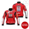 Personalized Ducati Lenovo Motorcycle Racing Team 3d Bomber Jacket