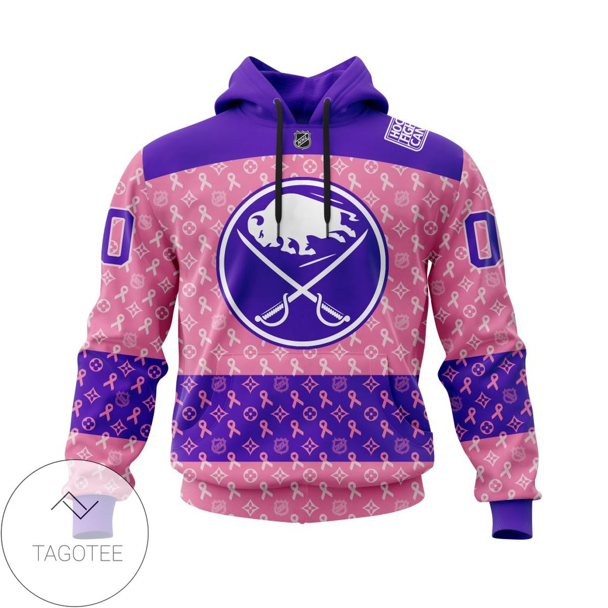 Personalized NHL Buffalo SabresPink Ribbon Fights Cancer Jersey