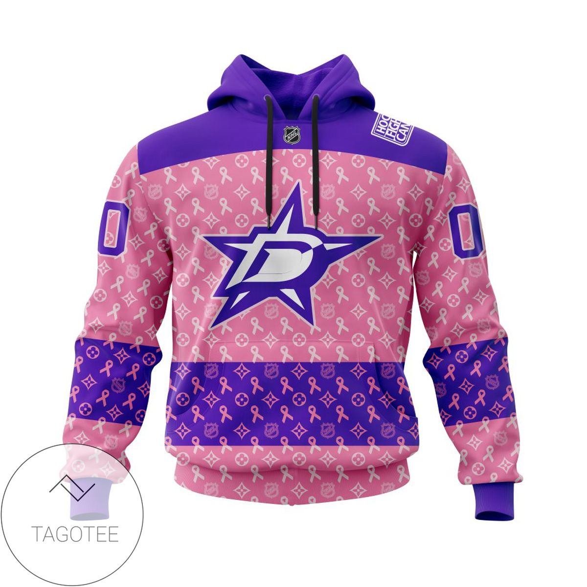 Personalized NHL Dallas StarsPink Ribbon Fights Cancer Jersey