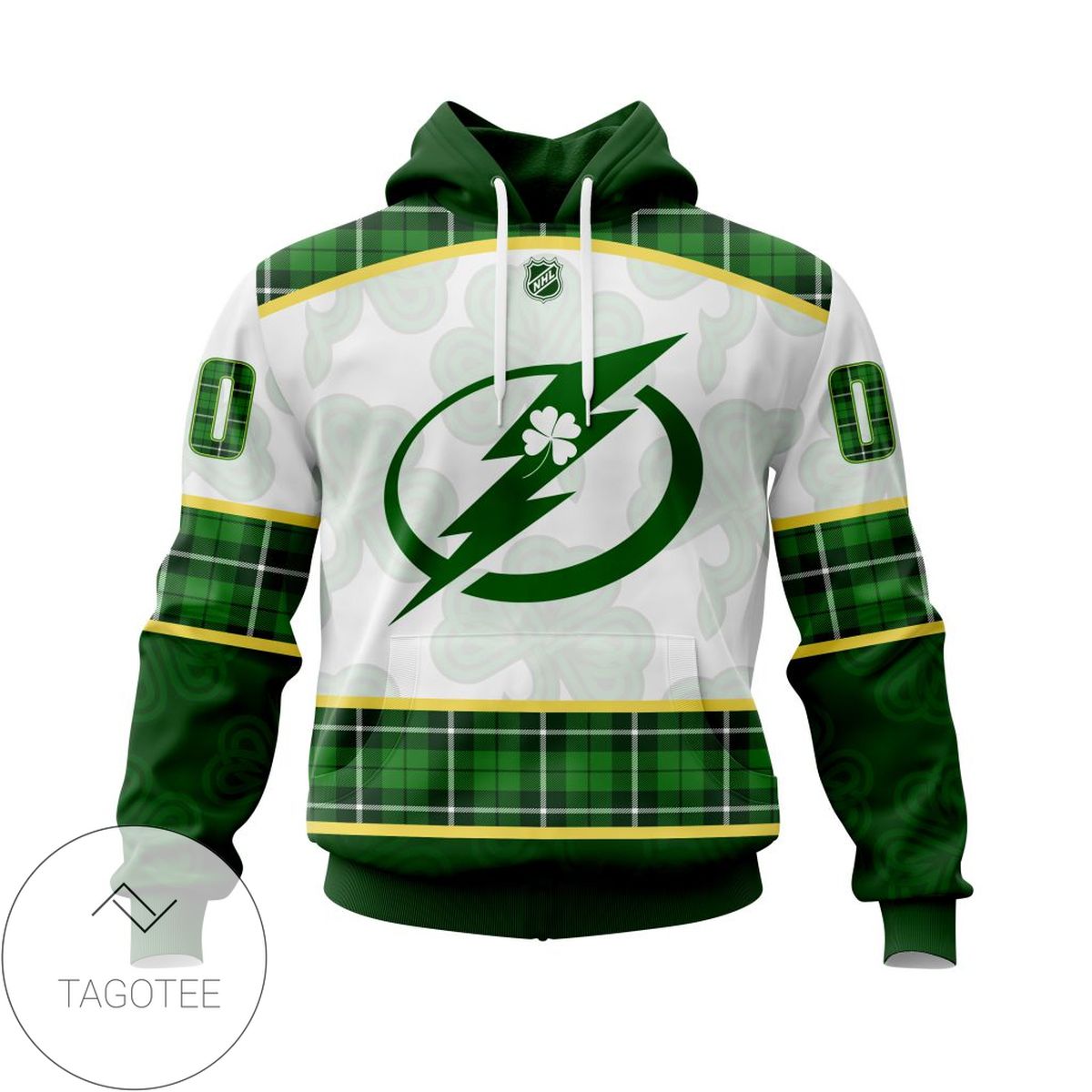 Personalized NHL Tampa Bay Lightning St Patrick Days Jersey Custom Hoodie