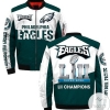 Philadelphia Eagles Super Bowl Champions 3d Printed Unisex Bomber Jacket