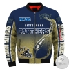 Pittsburgh Panther Dark Blue 3d Printed Unisex Bomber Jacket