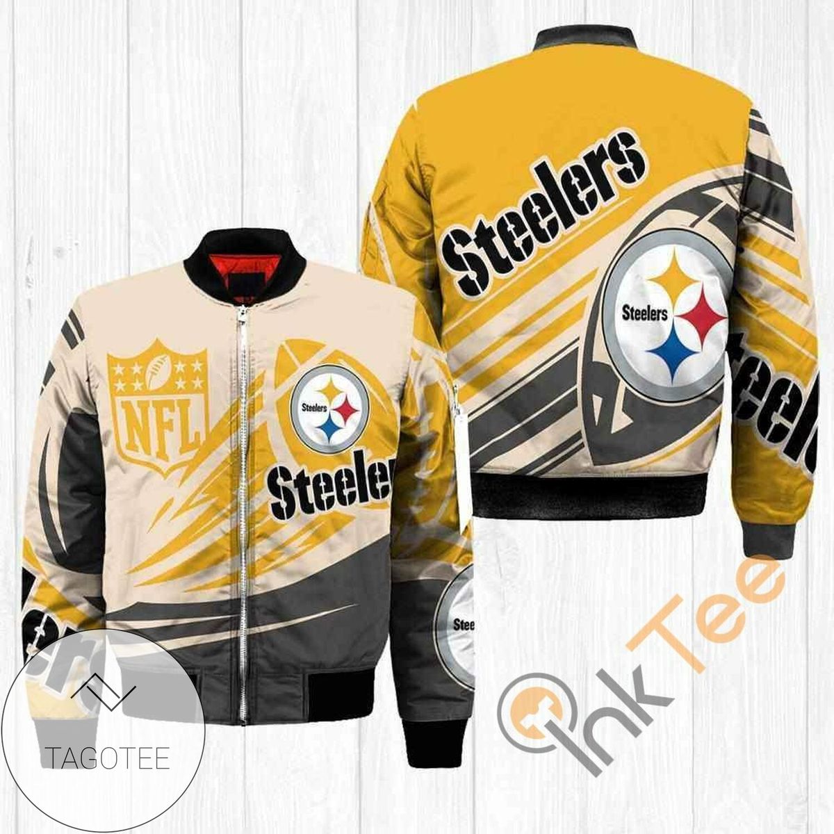 Pittsburgh Steelers NFL Balls Apparel Best Christmas Gift For Fans Bomber Jacket