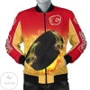 Playing Game With Calgary Flames 3d Printed Unisex Bomber Jacket