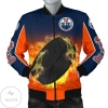 Playing Game With Edmonton Oilers 3d Printed Unisex Bomber Jacket