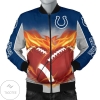 Playing Game With Indianapolis Colts 3d Printed Unisex Bomber Jacket