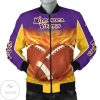 Playing Game With Minnesota Vikings 3d Printed Unisex Bomber Jacket