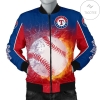 Playing Game With Texas Rangers Club 3d Printed Unisex Bomber Jacket
