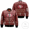 San Francisco 49Ers Ugly Sweatshirt Christmas 3D Bomber Jacket