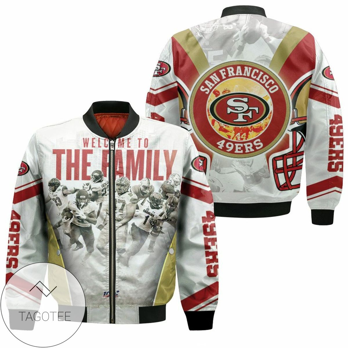 San Francisco 49Ers Welcome To The Family Nfc West Division Super Bowl 2021 Bomber Jacket