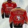 San Francisco 49ers 3d Bomber Jacket Style #1 Winter Coat