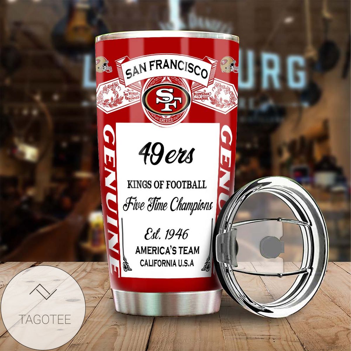 San Francisco 49ers Budweiser Tumbler Cup