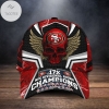 San Francisco 49ers NFL 2021 Divisional Round Champions Skull Custom Name Trucker Designer Classic Baseball Cap Men Dad Sun Hat