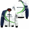 Seattle Seahawks 3d Bomber Jacket Graphic Curve