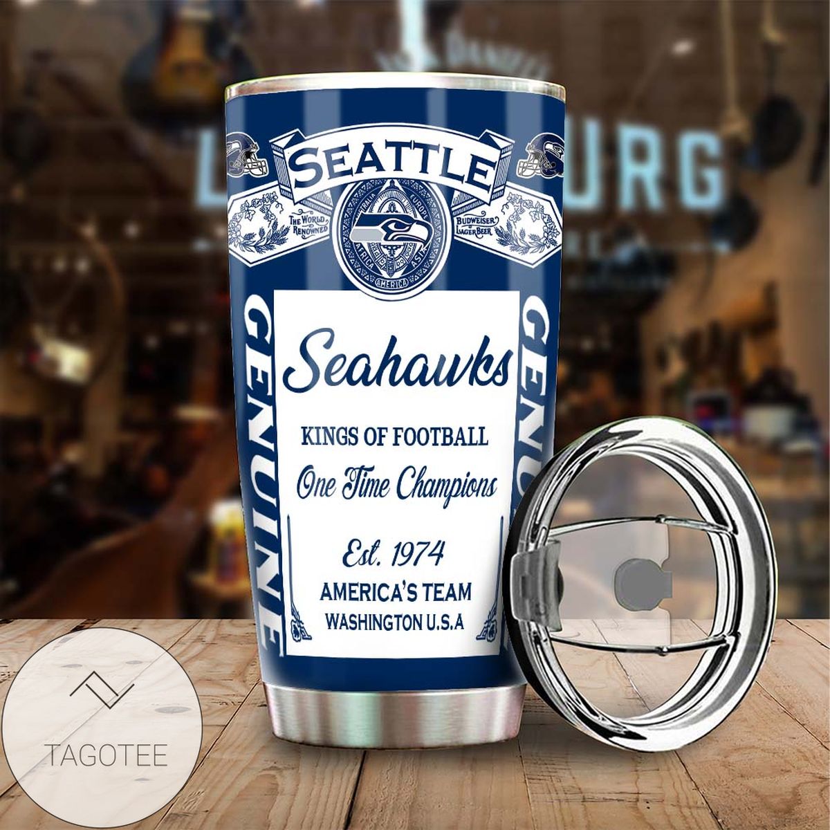 Seattle Seahawks Budweiser Tumbler Cup