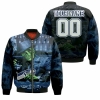 Skull Play Seattle Seahawks Card 3D Personalized Bomber Jacket