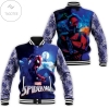 Spider Man No Way Home The Night Sky The Friendly Neighbor Spider Man Gift For Spider Man Fans Baseball Jacket