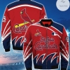 St Louis Cardinals Baseball Team 3d Printed Unisex Bomber Jacket