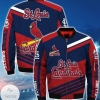 St Louis Cardinals Red And Blue 3d Printed Unisex Bomber Jacket