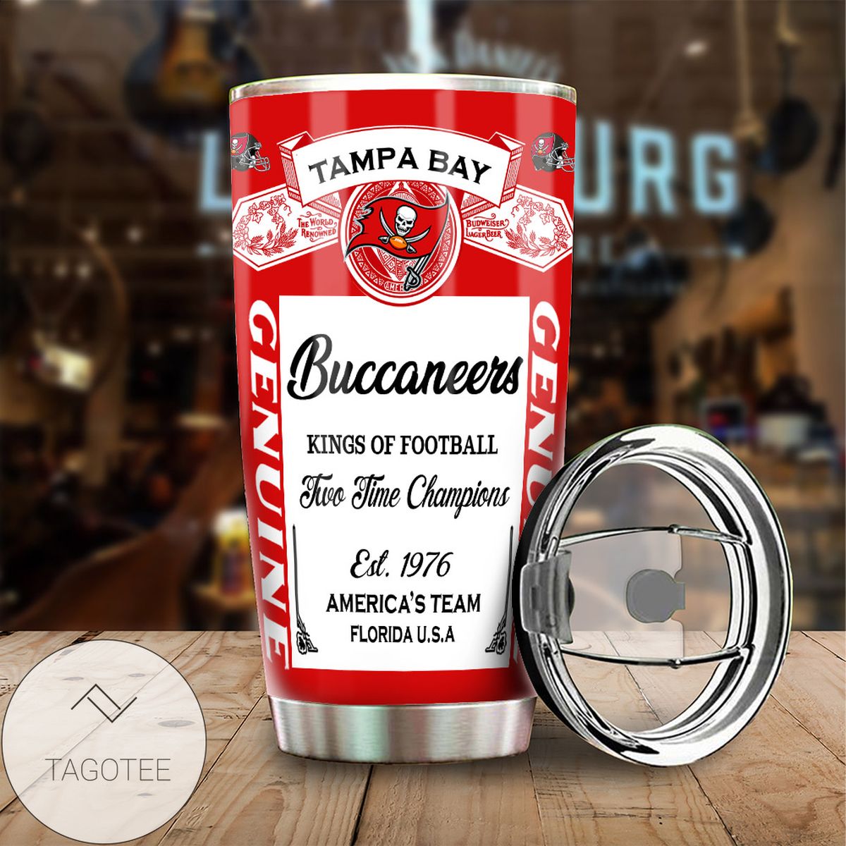Tampa Bay Buccaneers Budweiser Tumbler Cup