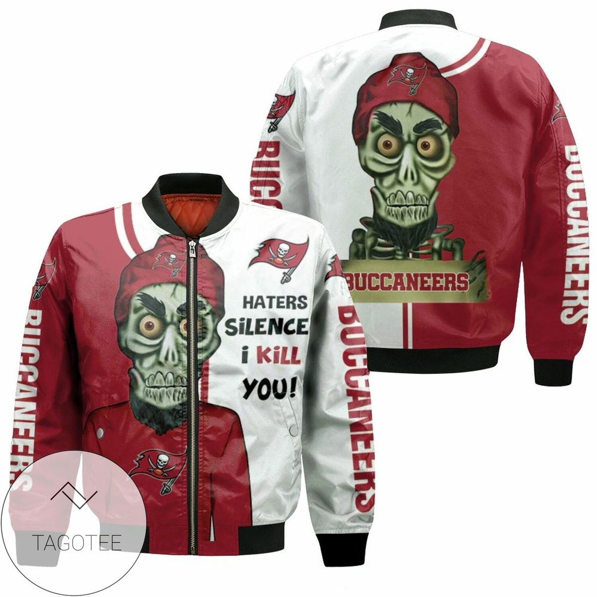 Tampa Bay Buccaneers Haters I Kill You 3D Bomber Jacket