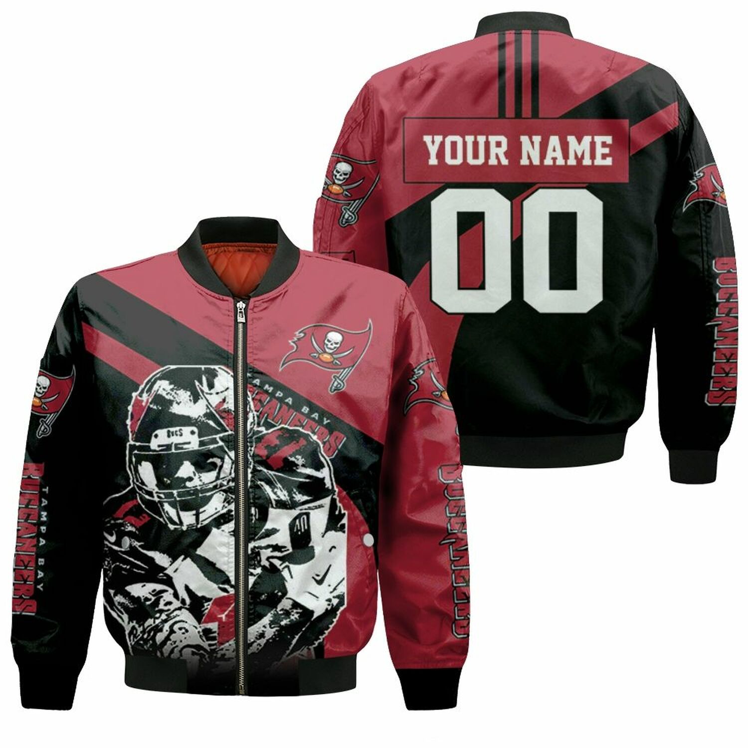 Tampa Bay Buccaneers Mike Evans 3D Printed For Fans Personalized 1 Bomber Jacket