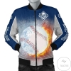 Tampa Bay Rays Logo Baseball Team 3d Printed Unisex Bomber Jacket