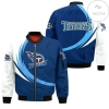 Tennessee Titans 3d Bomber Jacket Graphic Curve