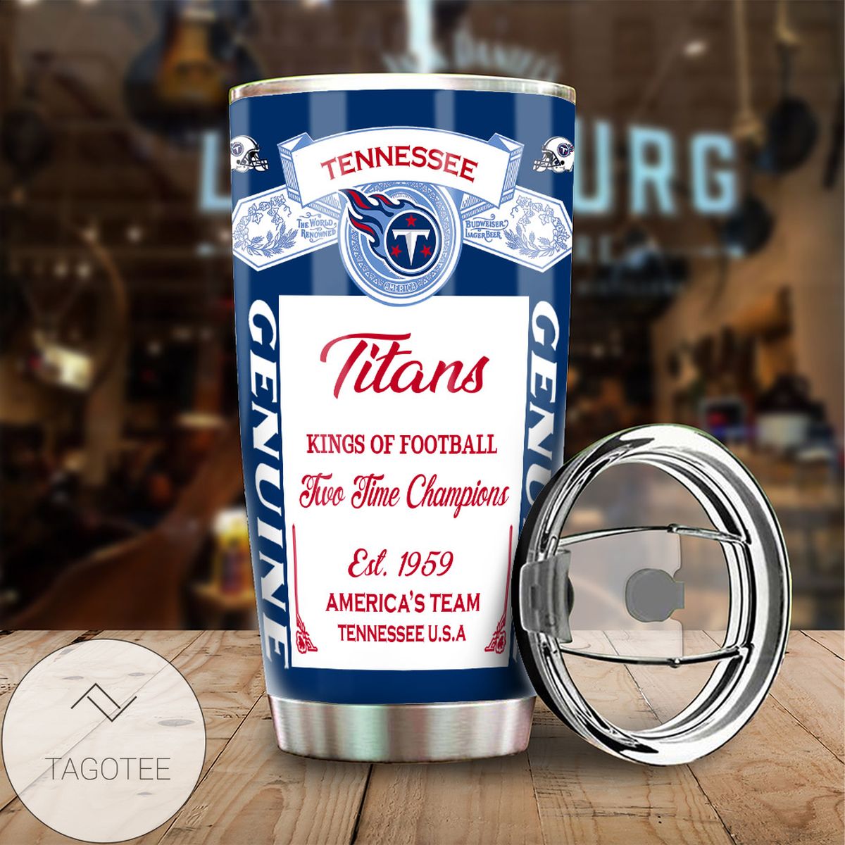 Tennessee Titans Budweiser Tumbler Cup
