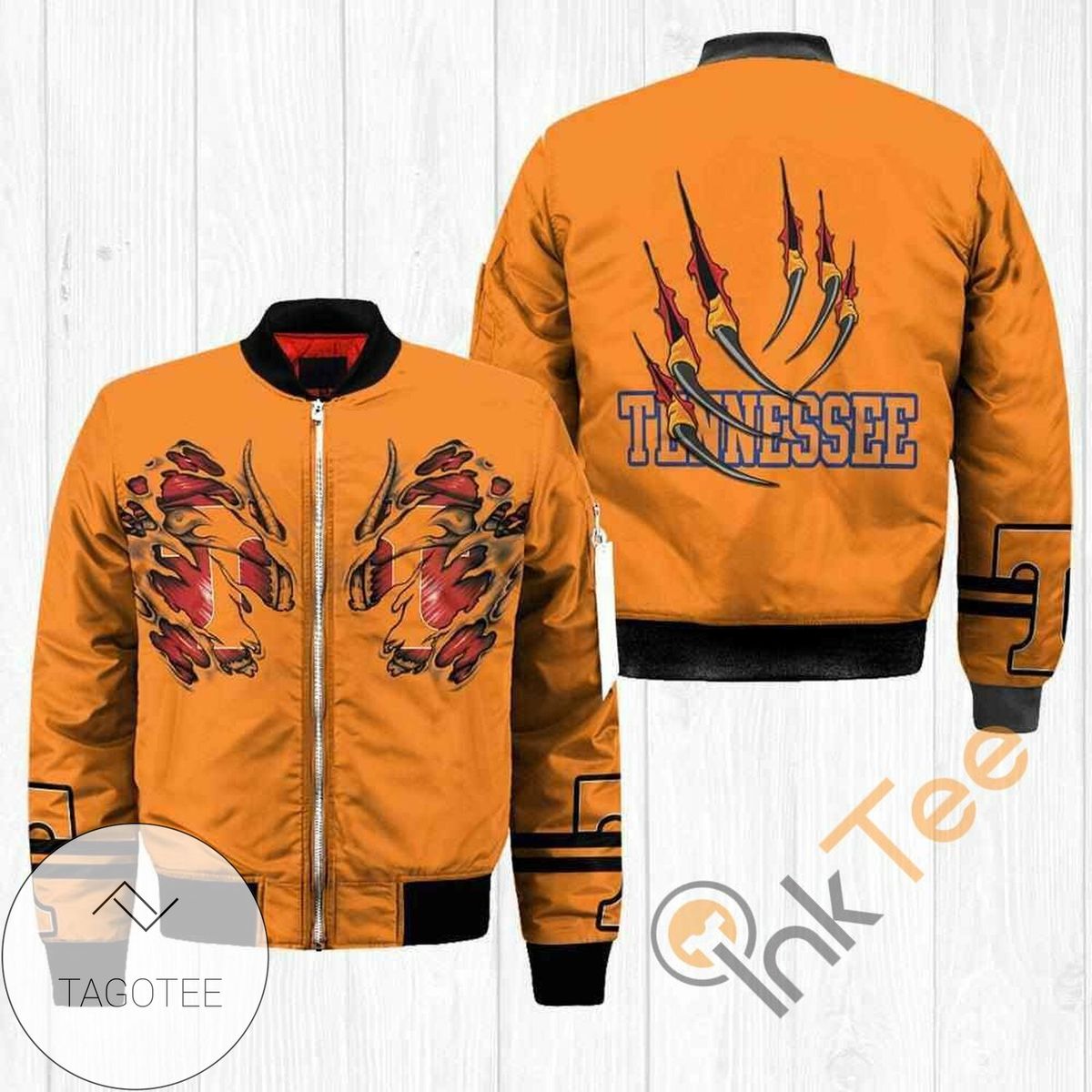 Tennessee Volunteers NCAA Claws Apparel Best Christmas Gift For Fans Bomber Jacket