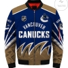 Vancouver Canucks Hockey Team 3d Printed Unisex Bomber Jacket