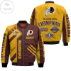 Washington Redskins NFL Super Bowl Champions Custom Name Number Personalized Bomber Jacket Coat