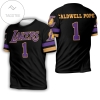 01 Kentavious Caldwell Pope Lakers Jersey Inspired Style 3d All Over Print T-shirt