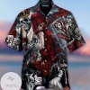 2022 Authentic Hawaiian Shirts A Real Man And His Woman Skull Couple
