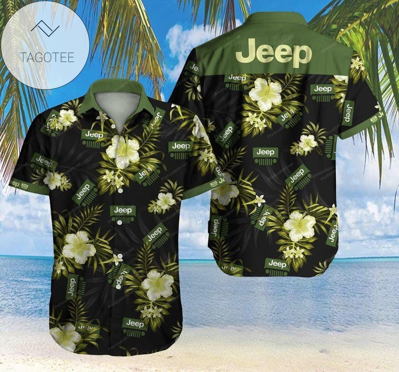 2022 Authentic Hawaiian Shirts Tlmus Jeep