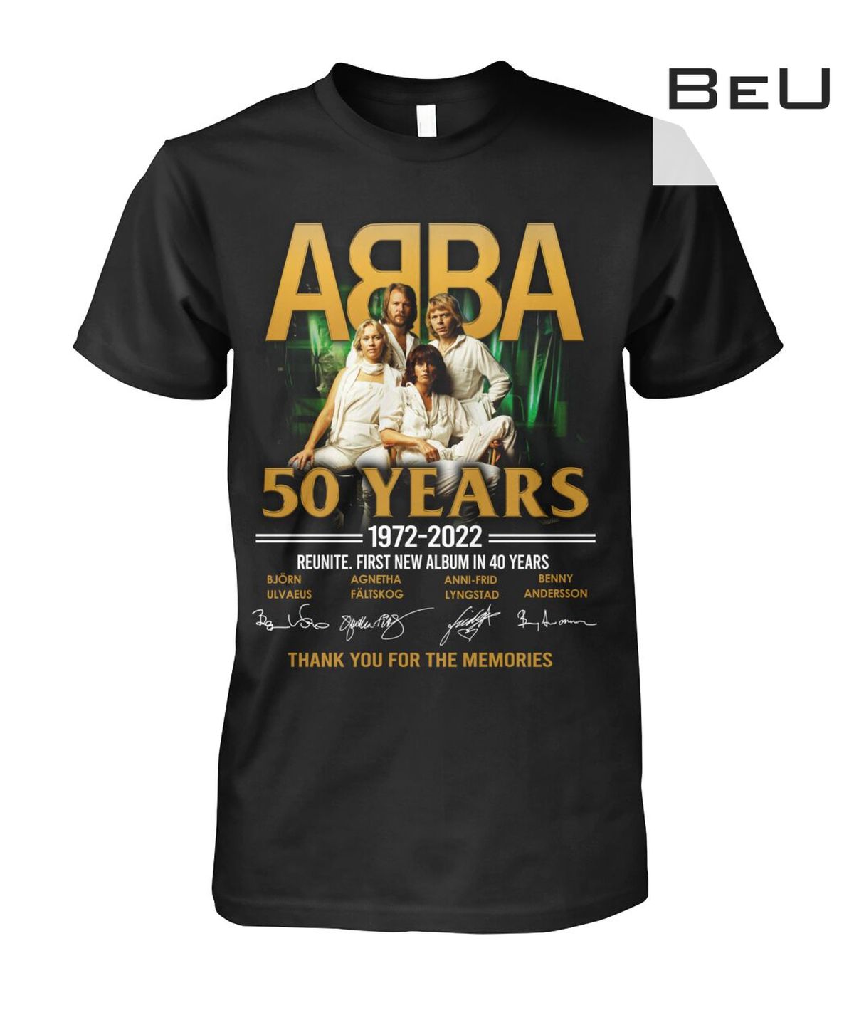 Abba 50th Anniversary Reunite First New Album In 40 Years Shirt