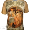 Alphonse Mucha - Heidsieck (1901) Mens All Over Print T-shirt