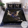 Amazing Dragon Black Mandala Pattern Duvet Cover Bedding Set 2022