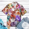 Amazing Hawaiian Aloha Shirts Colorful Cats H