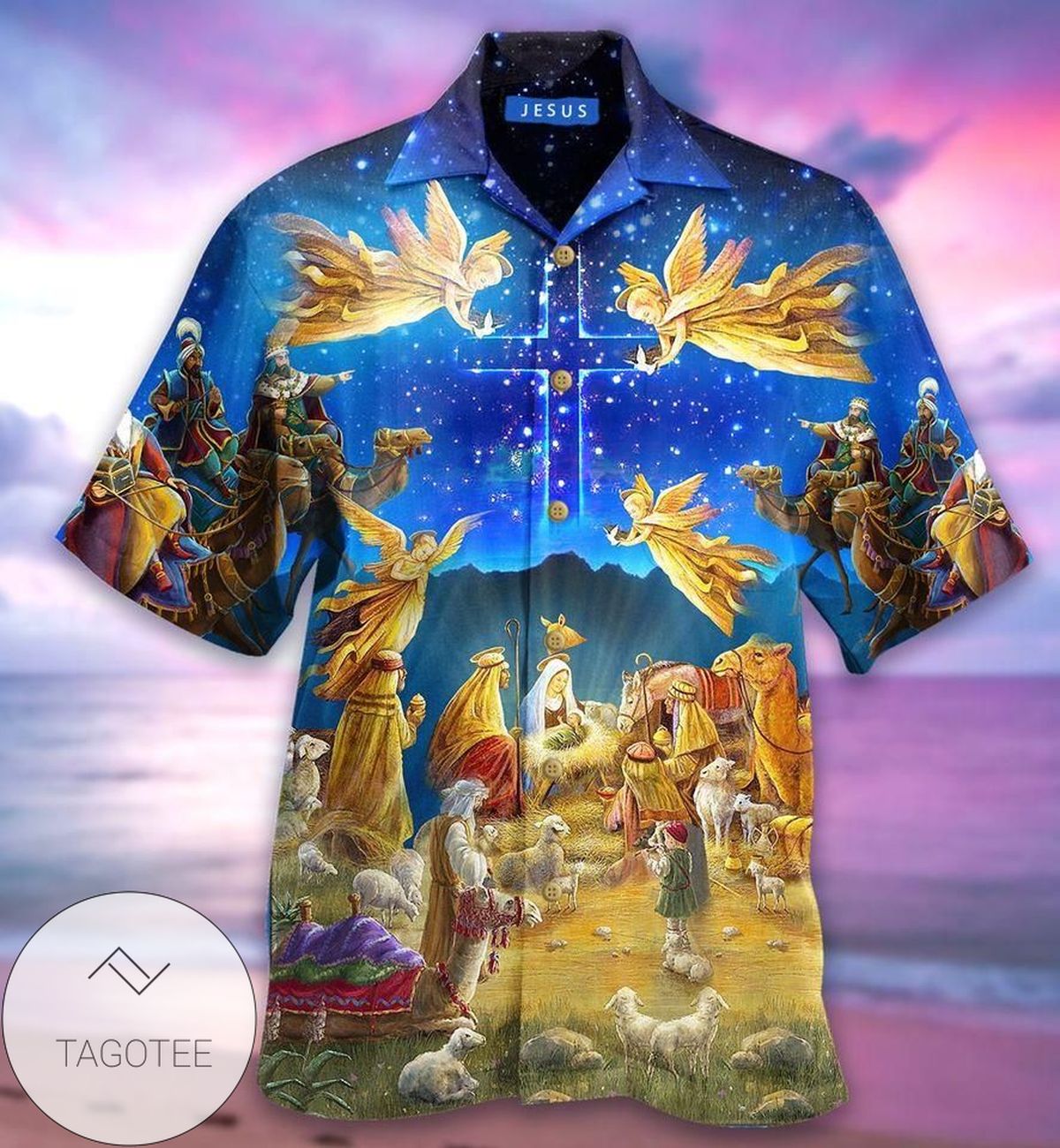 Amazing Jesus Was Born Hawaiian Shirts 91220l